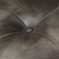 vidaXL Sillas voladizas comedor 2 uds cuero auténtico gris envejecido