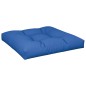 vidaXL Cojines para palets 2 unidades tela azul royal
