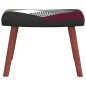 vidaXL Mecedora con taburete tela patchwork vidaXL Mecedora con taburete tela patchwork