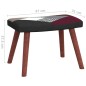 vidaXL Mecedora con taburete tela patchwork vidaXL Mecedora con taburete tela patchwork