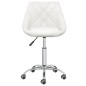vidaXL Sillas de comedor giratorias 2 unidades cuero sintético blanco vidaXL Sillas de comedor giratorias 2 unidades cuero sintético blanco