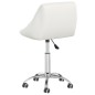 vidaXL Sillas de comedor giratorias 2 unidades cuero sintético blanco vidaXL Sillas de comedor giratorias 2 unidades cuero sintético blanco