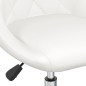 vidaXL Sillas de comedor giratorias 2 unidades cuero sintético blanco vidaXL Sillas de comedor giratorias 2 unidades cuero sintético blanco