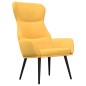 vidaXL Sillón de relax de tela amarillo mostaza vidaXL Sillón de relax de tela amarillo mostaza