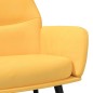 vidaXL Sillón de relax de tela amarillo mostaza vidaXL Sillón de relax de tela amarillo mostaza