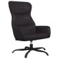 vidaXL Sillón de relax de cuero sintético negro vidaXL Sillón de relax de cuero sintético negro