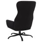 vidaXL Sillón de relax de cuero sintético negro vidaXL Sillón de relax de cuero sintético negro