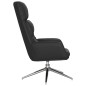 vidaXL Sillón de relax de cuero auténtico negro