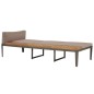 vidaXL Tumbona con cojines madera maciza de acacia marrón vidaXL Tumbona con cojines madera maciza de acacia marrón