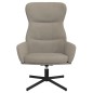 vidaXL Silla de relajación de terciopelo gris claro vidaXL Silla de relajación de terciopelo gris claro