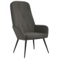 vidaXL Sillón de relax de terciopelo gris oscuro vidaXL Sillón de relax de terciopelo gris oscuro