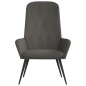 vidaXL Sillón de relax de terciopelo gris oscuro vidaXL Sillón de relax de terciopelo gris oscuro