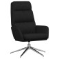 vidaXL Sillón de relax de tela negro vidaXL Sillón de relax de tela negro