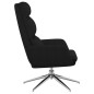 vidaXL Sillón de relax de tela negro vidaXL Sillón de relax de tela negro