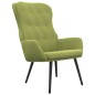 vidaXL Silla de relajación de terciopelo verde claro vidaXL Silla de relajación de terciopelo verde claro