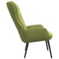 vidaXL Silla de relajación de terciopelo verde claro vidaXL Silla de relajación de terciopelo verde claro