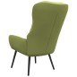 vidaXL Silla de relajación de terciopelo verde claro vidaXL Silla de relajación de terciopelo verde claro