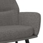 vidaXL Sillón de relax de tela gris claro vidaXL Sillón de relax de tela gris claro