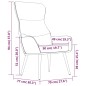 vidaXL Sillón de relax de tela gris claro vidaXL Sillón de relax de tela gris claro