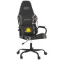 vidaXL Silla gaming de masaje cuero sintético negro y camuflaje vidaXL Silla gaming de masaje cuero sintético negro y camuflaje