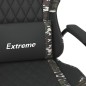 vidaXL Silla gaming de masaje cuero sintético negro y camuflaje vidaXL Silla gaming de masaje cuero sintético negro y camuflaje