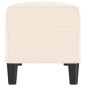vidaXL Banco de terciopelo color crema 100x35x41 cm vidaXL Banco de terciopelo color crema 100x35x41 cm
