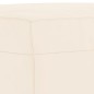 vidaXL Banco de terciopelo color crema 100x35x41 cm vidaXL Banco de terciopelo color crema 100x35x41 cm