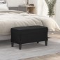 vidaXL Banco de cuero sintético negro 70x35x41 cm vidaXL Banco de cuero sintético negro 70x35x41 cm