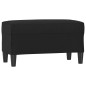 vidaXL Banco de cuero sintético negro 70x35x41 cm vidaXL Banco de cuero sintético negro 70x35x41 cm