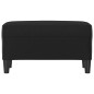 vidaXL Banco de cuero sintético negro 70x35x41 cm vidaXL Banco de cuero sintético negro 70x35x41 cm
