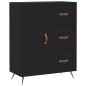 vidaXL Aparador alto madera contrachapada negro 69,5x34x180 cm vidaXL Aparador alto madera contrachapada negro 69,5x34x180 cm