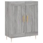 vidaXL Aparador alto madera contrachapada gris sonoma 69,5x34x180 cm vidaXL Aparador alto madera contrachapada gris sonoma 69,5x34x180 cm