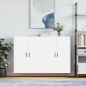 vidaXL Armarios de pared 2 unidades blanco 69,5x34x90 cm vidaXL Armarios de pared 2 unidades blanco 69,5x34x90 cm