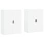 vidaXL Armarios de pared 2 unidades blanco 69,5x34x90 cm vidaXL Armarios de pared 2 unidades blanco 69,5x34x90 cm