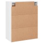 vidaXL Armarios de pared 2 uds madera de ingeniería blanco brillante vidaXL Armarios de pared 2 uds madera de ingeniería blanco brillante