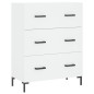 vidaXL Aparador alto madera contrachapada blanco 69,5x34x180 cm vidaXL Aparador alto madera contrachapada blanco 69,5x34x180 cm