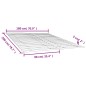 vidaXL Somieres de láminas con 34 lamas 2 unidades 90x200 cm vidaXL Somieres de láminas con 34 lamas 2 unidades 90x200 cm