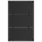 vidaXL Juego de jardín con cojines 4 piezas ratán sintético negro vidaXL Juego de jardín con cojines 4 piezas ratán sintético negro