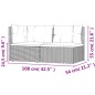 vidaXL Set de muebles de jardín 2 pzas y cojines ratán sintético negro vidaXL Set de muebles de jardín 2 pzas y cojines ratán sintético negro