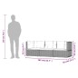 vidaXL Set de muebles de jardín 3 pzas y cojines ratán sintético gris vidaXL Set de muebles de jardín 3 pzas y cojines ratán sintético gris