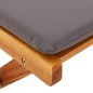 vidaXL Mesa y sillas plegables terraza 3 pzas y cojines madera acacia vidaXL Mesa y sillas plegables terraza 3 pzas y cojines madera acacia