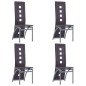 vidaXL Sillas de comedor 4 unidades cuero sintético marrón vidaXL Sillas de comedor 4 unidades cuero sintético marrón