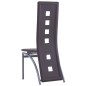 vidaXL Sillas de comedor 4 unidades cuero sintético marrón vidaXL Sillas de comedor 4 unidades cuero sintético marrón