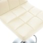 vidaXL Taburetes de cocina 2 unidades cuero sintético color crema vidaXL Taburetes de cocina 2 unidades cuero sintético color crema