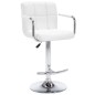 vidaXL Taburetes de cocina 2 unidades cuero sintético blanco vidaXL Taburetes de cocina 2 unidades cuero sintético blanco