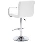 vidaXL Taburetes de cocina 2 unidades cuero sintético blanco vidaXL Taburetes de cocina 2 unidades cuero sintético blanco