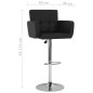 vidaXL Taburetes de barra de cocina 2 unidades cuero sintético negro vidaXL Taburetes de barra de cocina 2 unidades cuero sintético negro