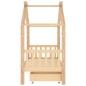 vidaXL Estructura de cama infantil con cajón madera de pino 80x160 cm vidaXL Estructura de cama infantil con cajón madera de pino 80x160 cm