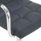 vidaXL Taburetes de cocina 2 unidades cuero sintético gris vidaXL Taburetes de cocina 2 unidades cuero sintético gris