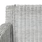 vidaXL Sillas de comedor con cojines 2 unidades ratán natural gris vidaXL Sillas de comedor con cojines 2 unidades ratán natural gris